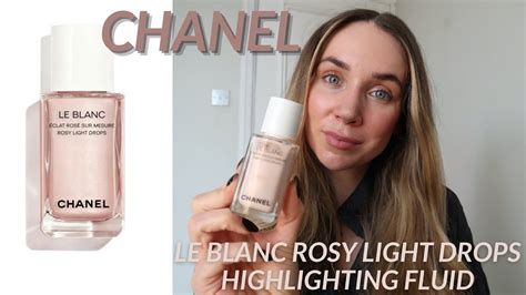 chanel le blanc rosy drops|Chanel rosy light drops review.